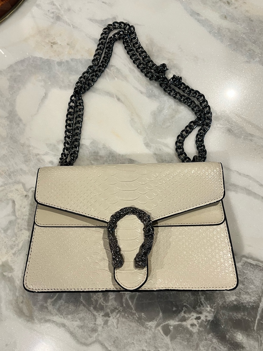 Faux leather bag
